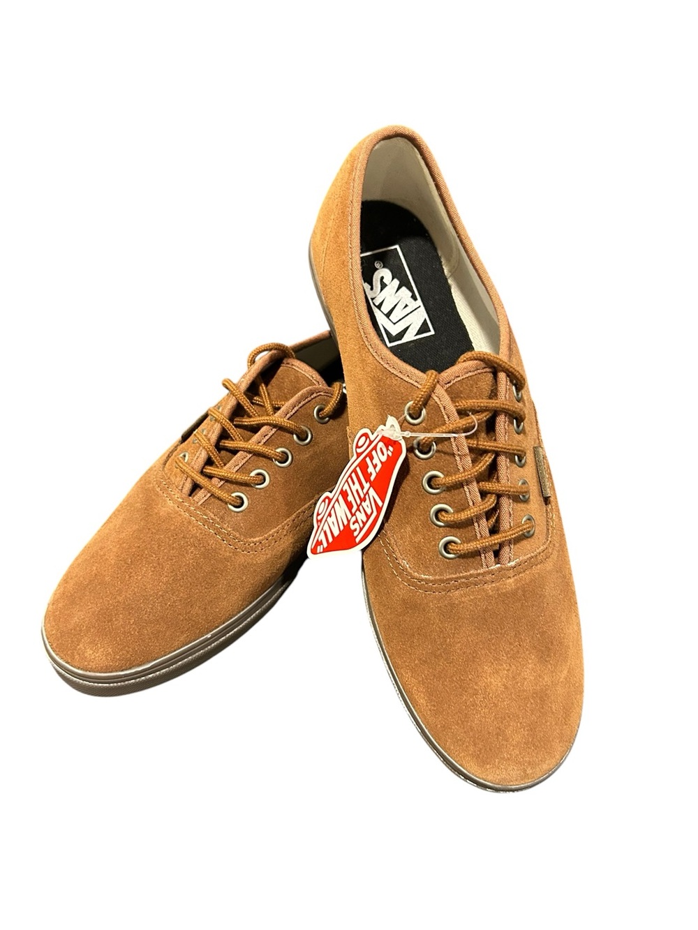 Vans Unisex Suede Authentic Sneakers in Tan/Brown